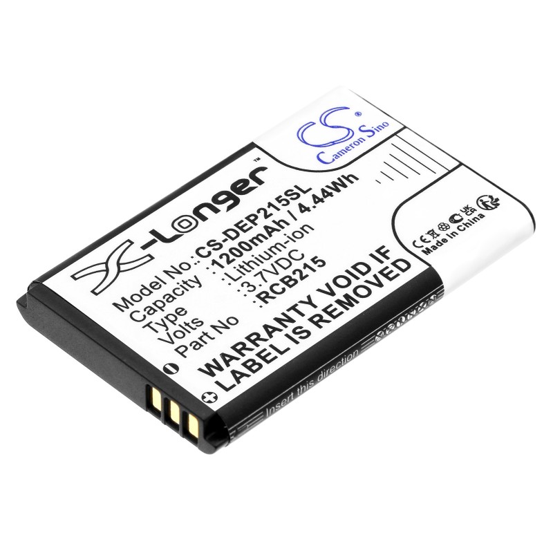 Batterie pour McGrey MC-50B (1200 mAh/4.44 Wh, 3.7 V)