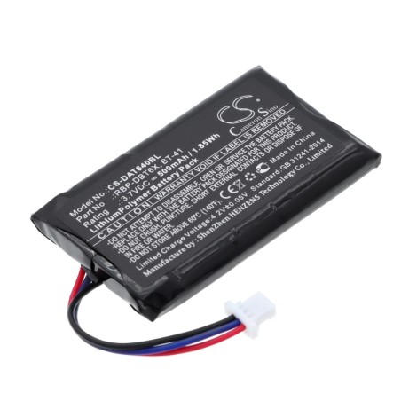 Batterie pour Datalogic 128004100 (500 mAh/1.85 Wh, 3.7 V)