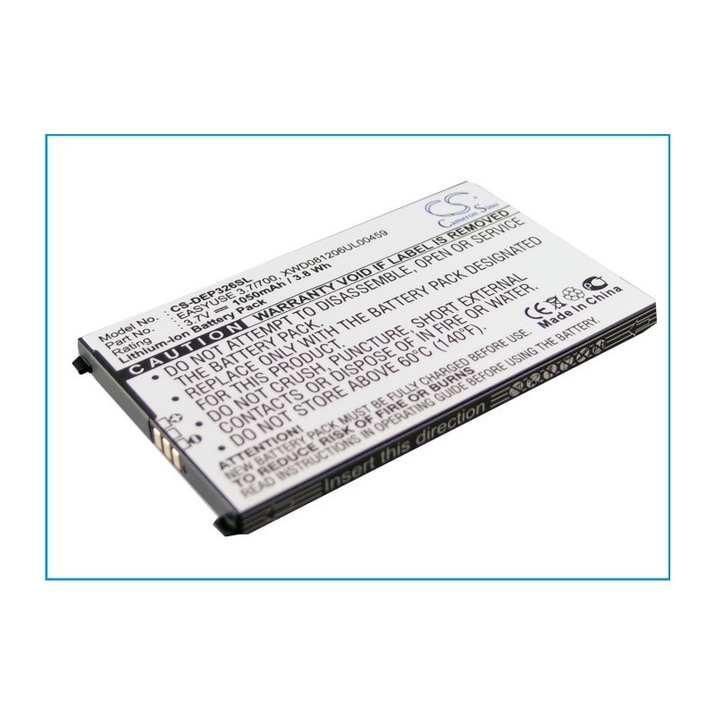 Batterie pour Doro HandlePlus 326i (1050 mAh/3.89 Wh, 3.7 V)