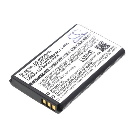 Batterie pour Doro DORO HARE (1200 mAh/4.44 Wh, 3.7 V)