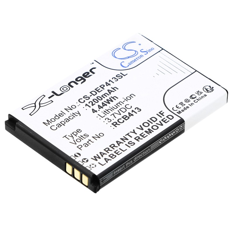 Batterie pour Doro RCBNTC01 (1200 mAh/4.44 Wh, 3.7 V)