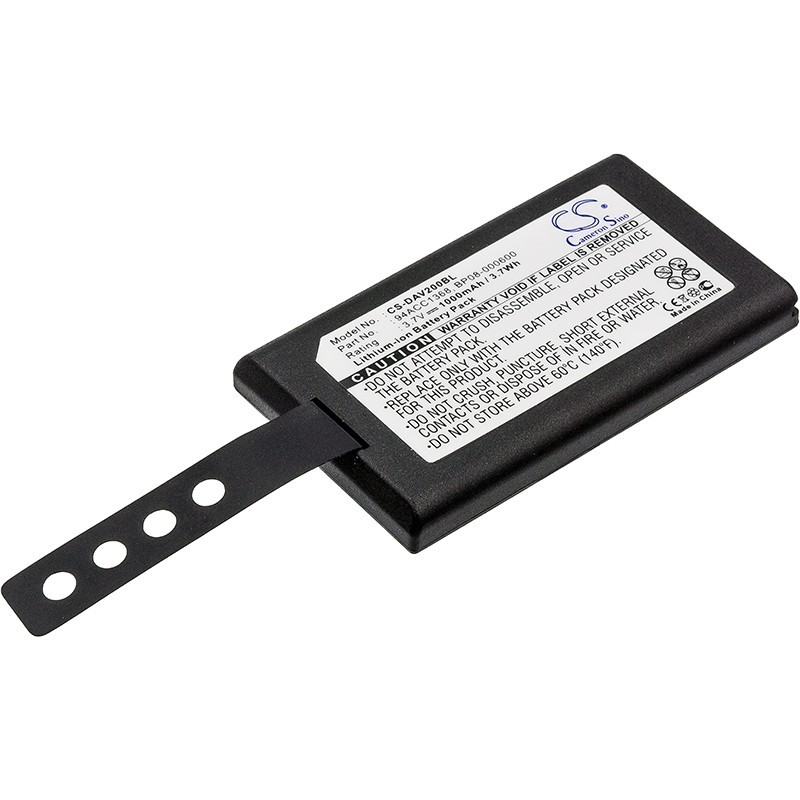 Batterie pour Datalogic CVR2 (1000 mAh/3.7 Wh, 3.7 V)