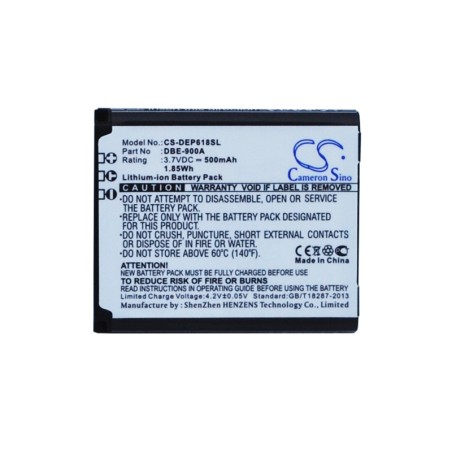 Batterie pour Doro DBE-900A (500 mAh/1.85 Wh, 3.7 V)