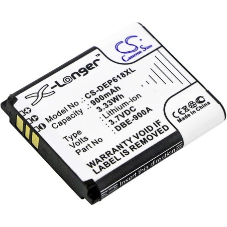 Batterie pour Doro DBE-900A (900 mAh/3.33 Wh, 3.7 V)