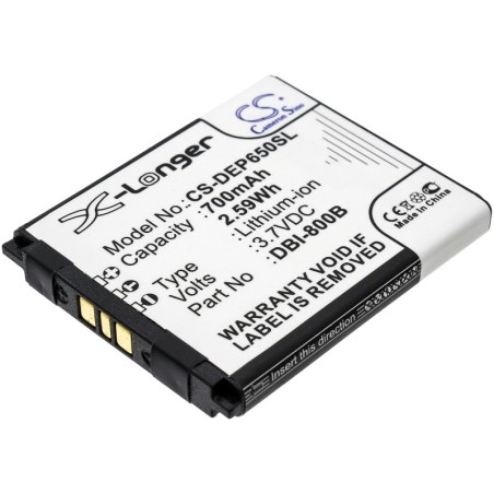 Batterie pour Doro Secure 580 (700 mAh/2.59 Wh, 3.7 V)