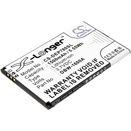 Batterie pour Doro 730X (1500 mAh/5.55 Wh, 3.7 V)