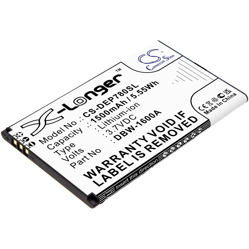 Batterie pour Doro DFB-0320 (1500 mAh/5.55 Wh, 3.7 V)