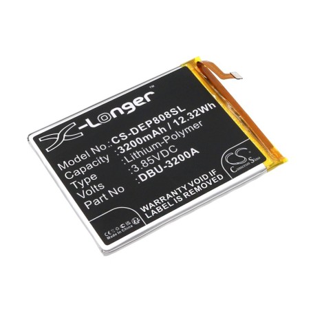 Batterie pour Doro DBU-3200A (3200 mAh/12.32 Wh, 3.85 V)
