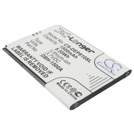 Batterie pour Doro 6379 (1500 mAh/5.55 Wh, 3.7 V)