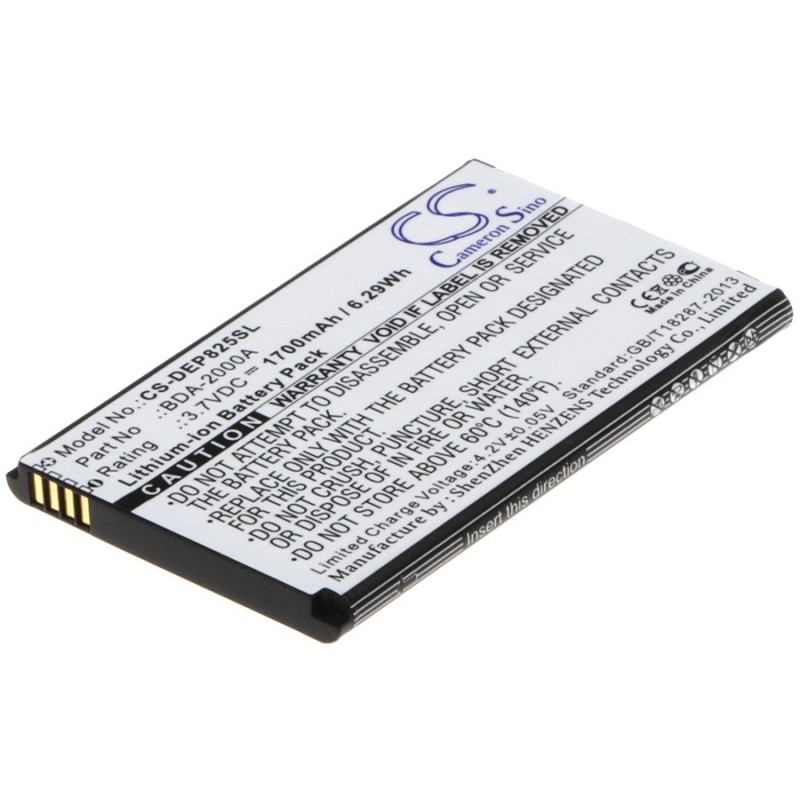 Batterie pour Doro BDA-2000A (1700 mAh/6.29 Wh, 3.7 V)