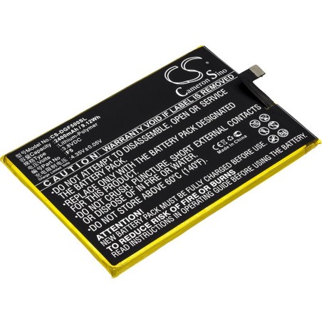 Batterie pour Doogee F5 (2400 mAh/9.12 Wh, 3.8 V)