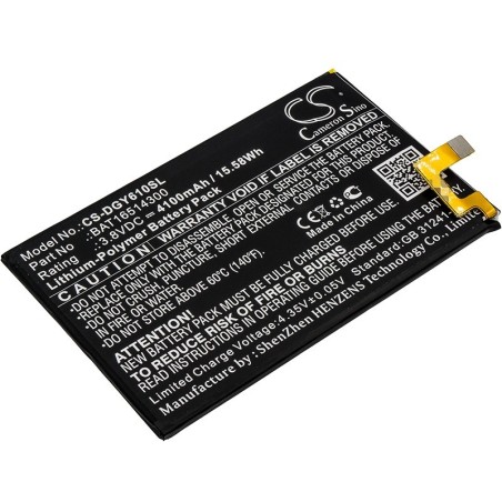 Batterie pour Doogee Y6 Max (4100 mAh/15.58 Wh, 3.8 V)