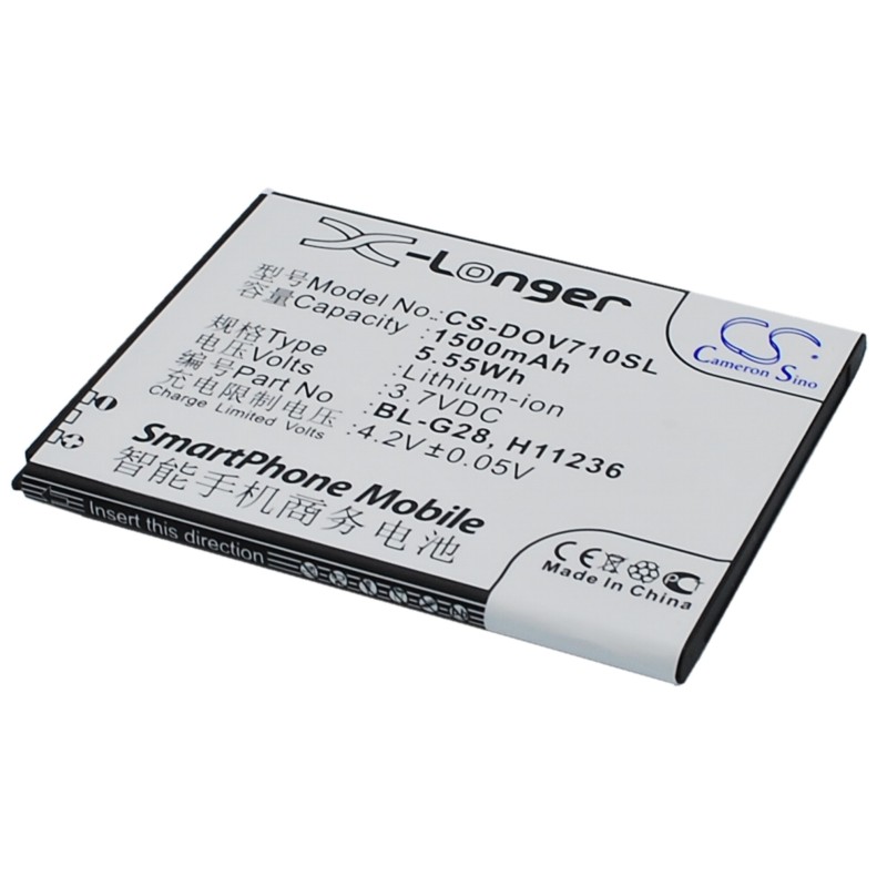 Batterie pour Haier E617 (1500 mAh/5.55 Wh, 3.7 V)