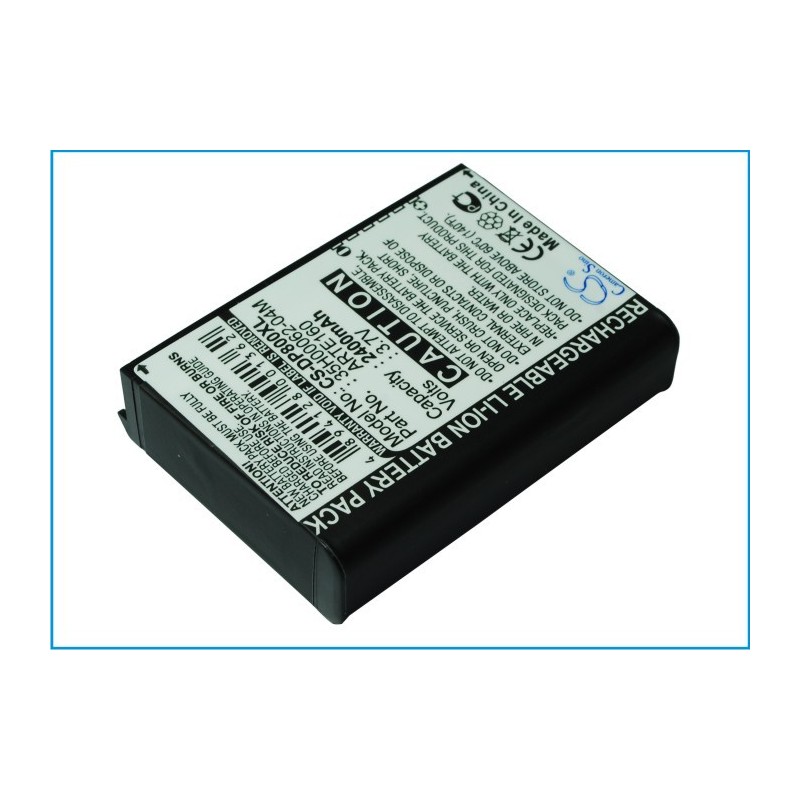 Batterie pour HTC Artemis (2400 mAh/8.88 Wh, 3.7 V)