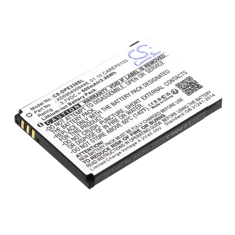 Batterie pour Doro HandlePlus 334 (800 mAh/2.96 Wh, 3.7 V)