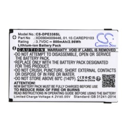 Batterie pour Doro HandlePlus 334 (800 mAh/2.96 Wh, 3.7 V)