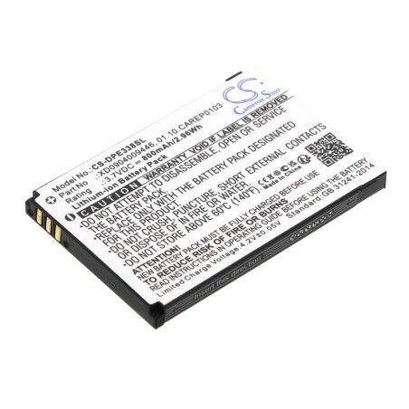 Batterie pour Doro HandlePlus 334GSM (800 mAh/2.96 Wh, 3.7 V)