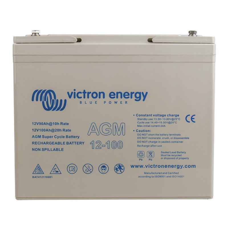 VICTRON ENERGY - BATTERIE SUPER CYCLE AGM 12V/100AH