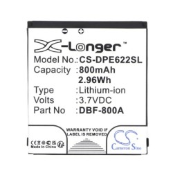 Batterie pour Doro PhoneEasy 520x (800 mAh/2.96 Wh, 3.7 V)