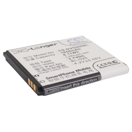 Batterie pour DOOV G25 (1650 mAh/6.11 Wh, 3.7 V)