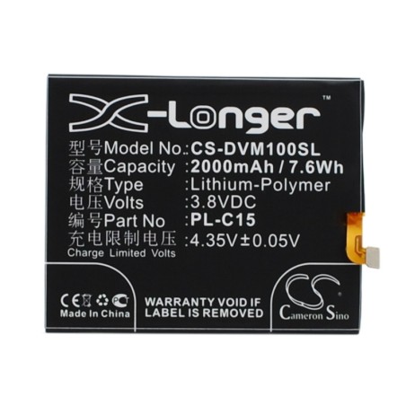 Batterie pour DOOV LM1 (2000 mAh/7.6 Wh, 3.8 V)