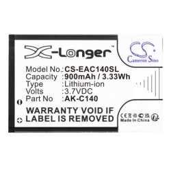 Batterie pour TeXet B111 (900 mAh/3.33 Wh, 3.7 V)