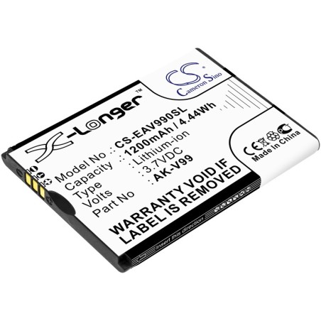 Batterie pour Emporia Basic V26 (1200 mAh/4.44 Wh, 3.7 V)
