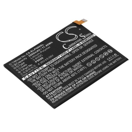 Batterie pour Elephone P9000 (3000 mAh/11.4 Wh, 3.8 V)