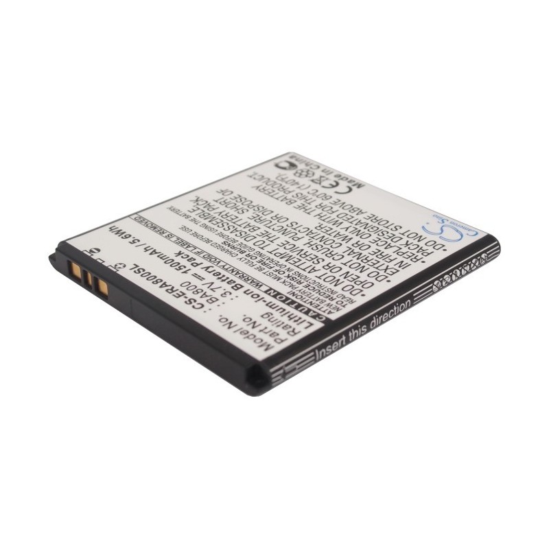 Batterie pour Sony Ericsson LT25C (1500 mAh/5.55 Wh, 3.7 V)