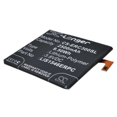 Batterie pour Sony Ericsson Seagull (2500 mAh/9.5 Wh, 3.8 V)