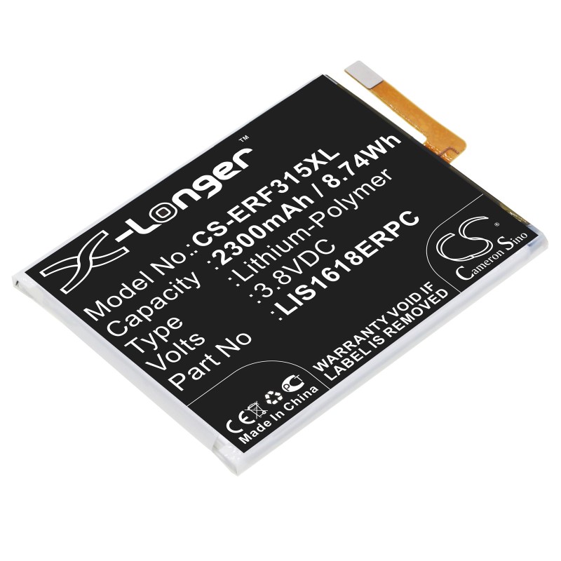 Batterie pour Sony Xperia E5 (2300 mAh/8.74 Wh, 3.8 V)