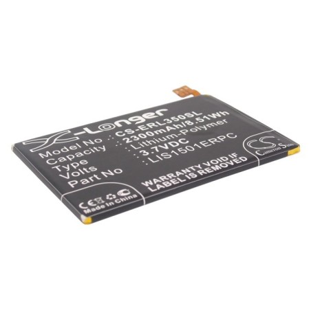 Batterie pour Sony Ericsson L35a (2300 mAh/8.51 Wh, 3.7 V)