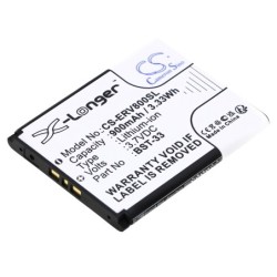Batterie pour Sony Ericsson W890 (900 mAh/3.33 Wh, 3.7 V)