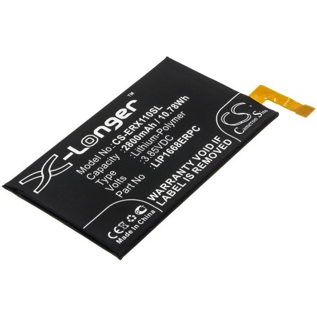 Batterie pour Sony LIP1668ERPC (2800 mAh/10.78 Wh, 3.85 V)