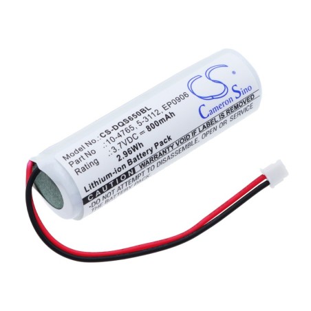 Batterie pour Datalogic EP0906 (800 mAh/2.96 Wh, 3.7 V)