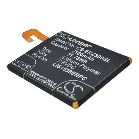 Batterie pour Sony Ericsson SOL26 (3100 mAh/11.78 Wh, 3.8 V)