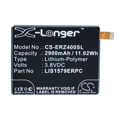 Batterie pour Sony Ericsson E6533 (2900 mAh/11.02 Wh, 3.8 V)