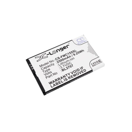 Batterie pour Fly BL3707 (2500 mAh/9.25 Wh, 3.7 V)