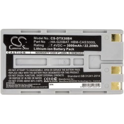 Batterie pour Casio IT-9000 (3000 mAh/22.2 Wh, 7.4 V)