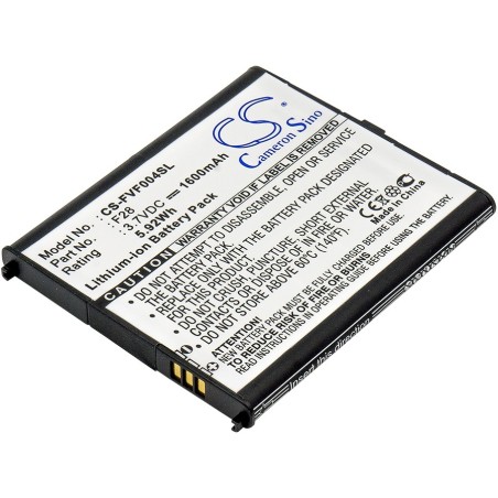 Batterie pour Fujitsu Arrows V (1600 mAh/5.92 Wh, 3.7 V)