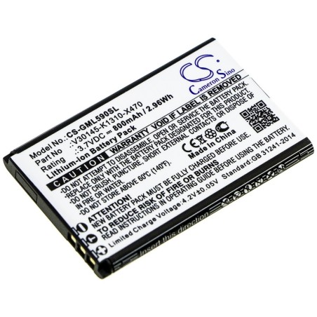 Batterie pour Saiet Single (800 mAh/2.96 Wh, 3.7 V)