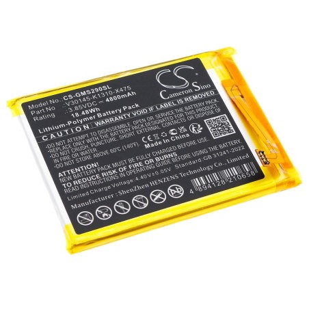 Batterie pour Gigaset GS290 (4800 mAh/18.48 Wh, 3.85 V)