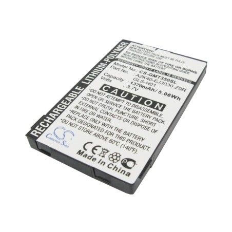 Batterie pour Gigabyte GLS-H01 (1370 mAh/5.07 Wh, 3.7 V)