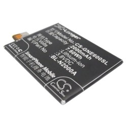 Batterie pour GIONEE E6t (2000 mAh/7.6 Wh, 3.8 V)