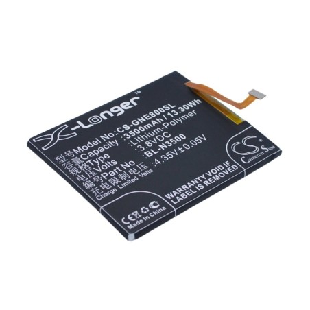 Batterie pour GIONEE Elife E8 (3500 mAh/13.3 Wh, 3.8 V)