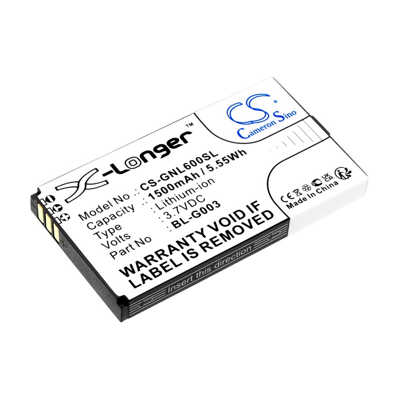 Batterie pour GIONEE TD100 (1500 mAh/5.55 Wh, 3.7 V)