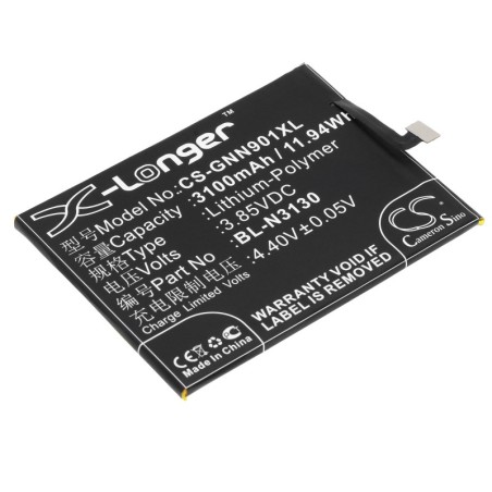 Batterie pour GIONEE GN9012 (3100 mAh/11.94 Wh, 3.85 V)