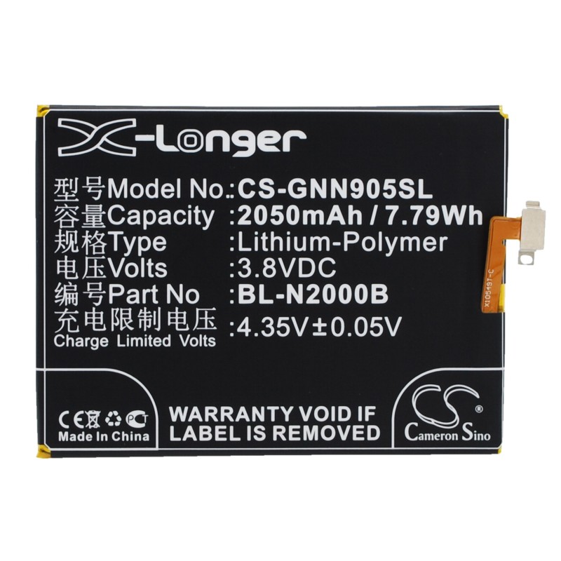 Batterie pour Fly Tornad (2050 mAh/7.79 Wh, 3.8 V)