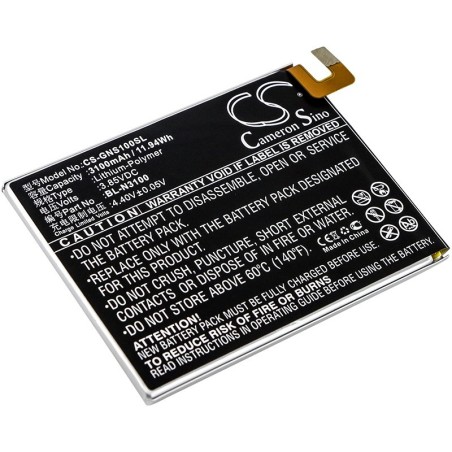 Batterie pour GIONEE S10C (3100 mAh/11.94 Wh, 3.85 V)