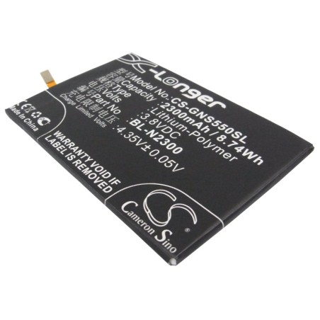 Batterie pour GIONEE BL-N2300 (2300 mAh/8.74 Wh, 3.8 V)